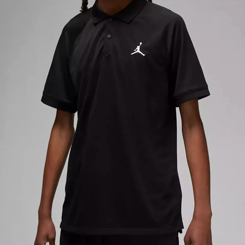 Jordan Golf Black Polo Shirt
